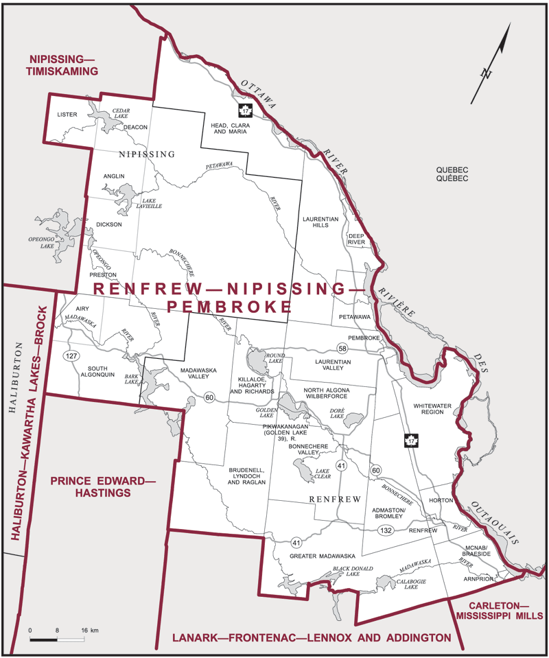Map Of Pembroke Ontario