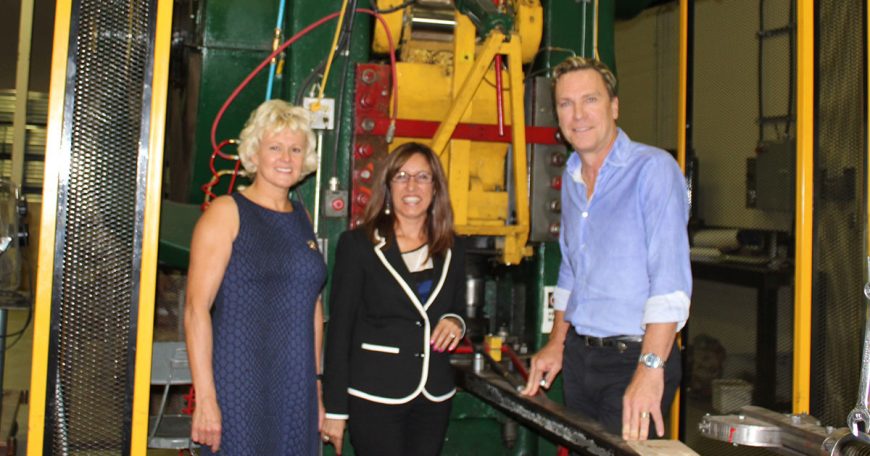 Cheryl Gallant Brings EODP Funding to Triodetic Canada MP Gallant visiting Triodetic Canada in Arnprior Ontario