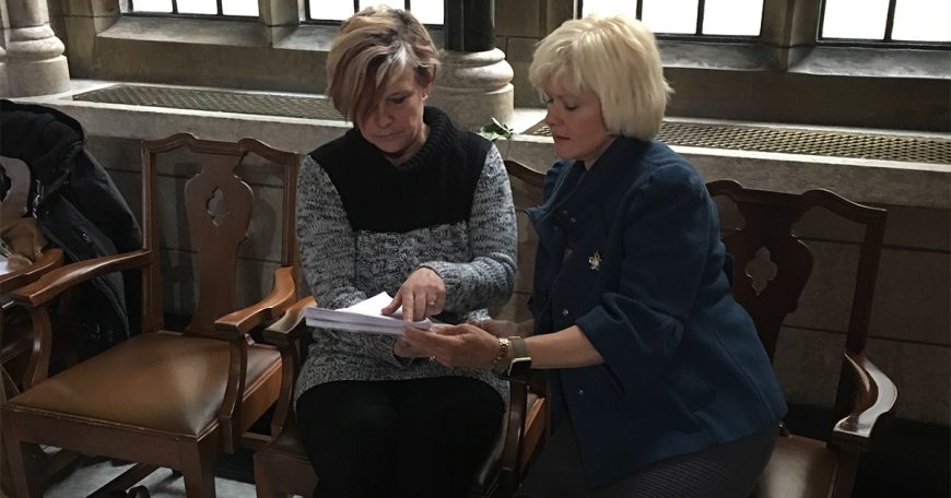 Wrong for Federal Government to Use Gender in Assessing Veteran’s Benefit Cheryl-Gallant-and-Terra-Jantz