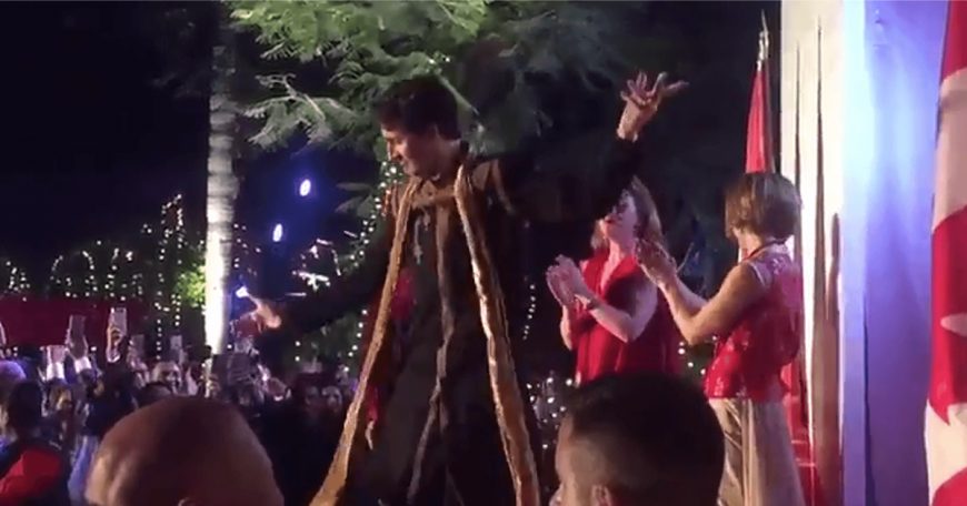 Dangerous 2018 Budget Based on Greed Dancing Trudeau in India