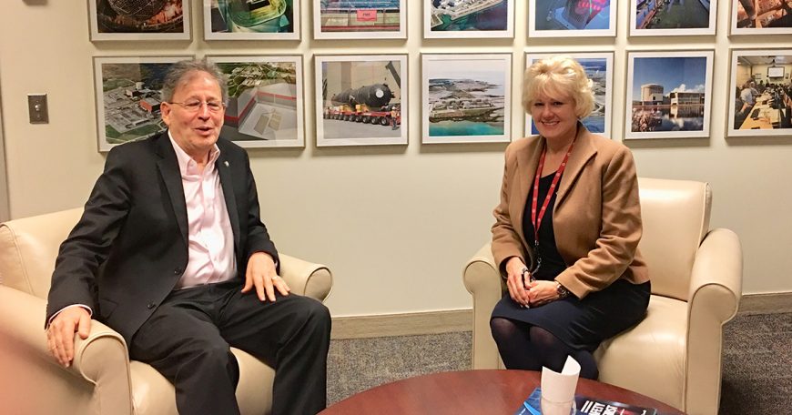 MP Cheryl Gallant Thanks CNSC President for his Service Cheryl Gallant Thanks CNSC President for his Service May 10 2018 1200px