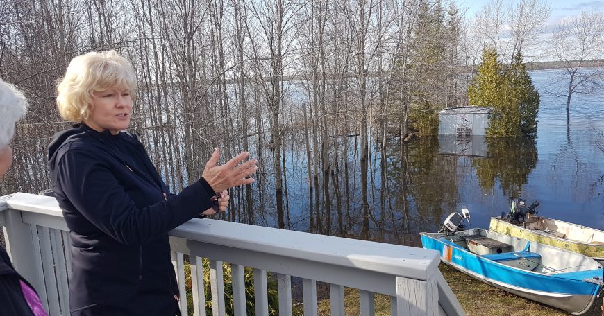 Why are Trudeau Liberals Aiming for Annual Flooding of the Ottawa River? MP Gallant inspecting the extent of the Ottawa River flooding in Horton.
