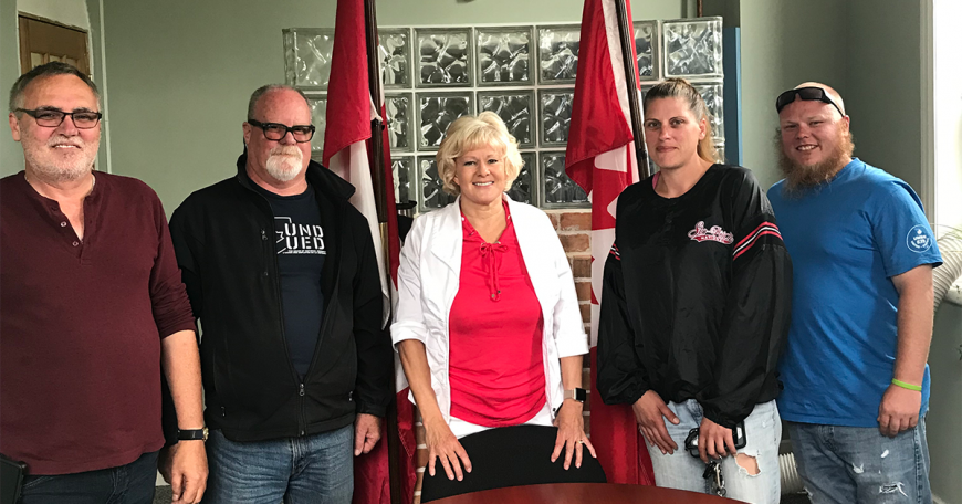 Trudeau Fails NATO Cheryl meets with members of Local 639 1200x630