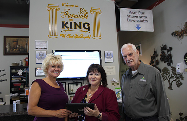 Cheryl Gallant brings EODP funding to Furniture King in Petawawa