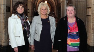 MP Gallant with Lisa Oegema and Joanne Brooks