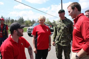 Supporting Medically Released Veterans MP-Gallant-with-Minister-Mackay-and-Master-Cpl-Jody-Mitic-May-8th-2009-620
