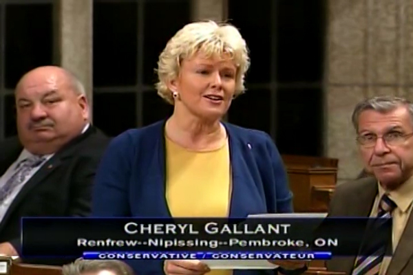 Cheryl Gallant Introduces Private Members Legislation to Protect Local Jobs