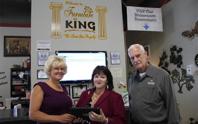 Cheryl Gallant brings EODP funding to Furniture King in Petawawa