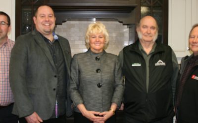 Cheryl Gallant, MP brings Federal Funding to Deslaurier Custom Cabinets of Renfrew