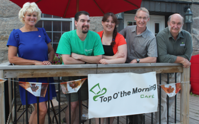 Cheryl Gallant brings EODP funding to Top O’ the Morning Café in Douglas