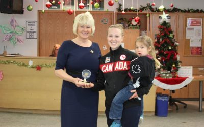 MP Gallant Presents Paralympian’s Jolan Wong and Chantal Beauchesne with MP Commendation